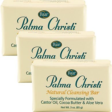 Castor Oil Cleansing Soap Bar Set (3 bars)
