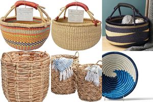 Jamaican woven baskets