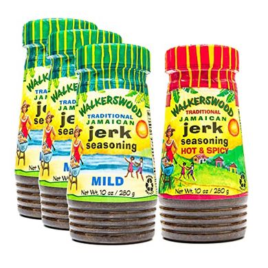 Walkerswood Jamaican Jerk Seasoning Combo Pack (Hot & Mild)
