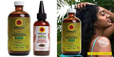 Jamaican Black Castor & Red Pimento Hair & Skin Growth Oil Set
