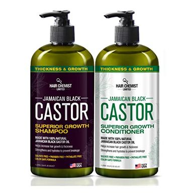 Jamaican Black Castor Oil Shampoo & Conditioner Duo (33.8oz)
