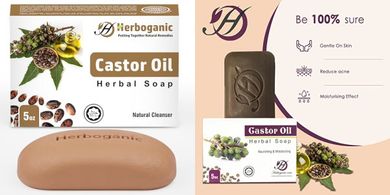 Castor Oil Herbal Soap: Nourishing Face & Body Bar (5 oz)
