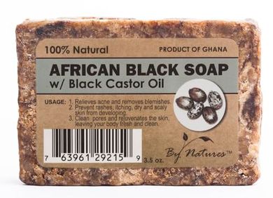 African Black Soap & Black Castor Oil (3.5 oz)
