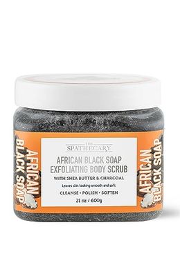 African Black Soap Body Scrub: Ultra-Hydrating & Exfoliating (21 oz)
