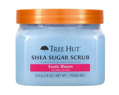 Tree Hut Exotic Bloom Shea Sugar Scrub: Exfoliating & Hydrating Body Scrub
