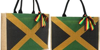 Handmade Jamaican Straw Beach Tote Bag
