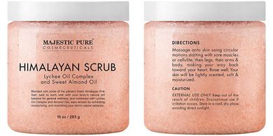 Himalayan Pink Salt Body Scrub with Lychee & Almond Oils
