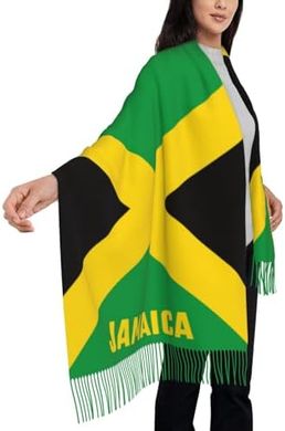 Jamaican Flag Shawls & Wraps: Warm, Soft Blankets for Women
