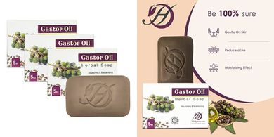 Castor Oil Herbal Soap: 3 Nourishing & Rejuvenating Bars for Face & Body
